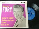 EP   BILLY  FURY   DFE 6694  DECCA   ANGLAIS  DE  1961   EX / VG+