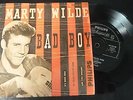 EP   MARTY  WILDE  BAD  BOY  427.443   SUEDE  1959   ULTRA  RARE   VG+ / VG+