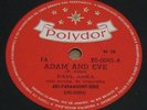 PAUL ANKA 1960 Adam and Eve/ Puppy Love Ex RARE  78 RPM 10” BRAZIL