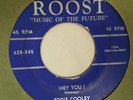 50s USA ROYAL ROOST 45 EDDIE COOLEY & THE DIMPLES HEY YOU