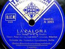 1119/ Tenor PETER ANDERS-La Paloma-O sole mio-UNVERGESSEN -Schellack