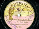 1094/ CHORAL MIT GLOCKEN-Nun danket alle Gott-KIRCHE-Ethik-Kaiserzeit-Schellack
