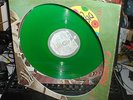 QUEEN NEWS OF THE WORLD PROMO DIE-CUT SLEEVE 1977 FRENCH GREEN VINYL LP