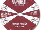 Rare 1959 JOHNNY HORTON Rock'n Roll 78 RPM Record. Battle of New Orleans