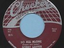 Bobby Lester & Moonlighters-Checker 806 SO ALL ALONE (DOO WOP 45) PLAYS VG++