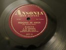 RAMITO Y SU CONJUNTO ROSAS DEL PLATA 78 rpm record (AGUINALDO)ANSONIA  RECORS