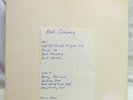 Bad Company S/T Debut Album TEST PRESSING w/2 Songs Not on LP - Rare VG++ Rock