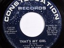 DEE CLARK-THAT'S MY GIRL ON CONSTELLATION NORTHERN 45-VG+ HEAR