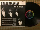 VG Beatlemania With Meet The Beatles T 6051 Canadian Press MONO LP VPI Cleaned