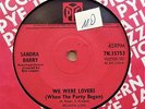 SANDRA BARRY WE WERE LOVERS / END OF THE LINE OG UK PYE RECORDS 7