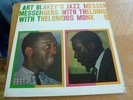 Art Blakey's Jazz Messengers w/ Thelonious Monk Atlantic 1278 Black Label LP