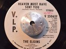 RARE 45 - THE ELGINS - HEAVEN MUST HAVE SENT YOU WL PROMO Northern Soul M- Hear