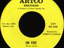 TRADITIONS On Fire / My Heart Artco 102 Northern Soul 1st press Near Mint 45