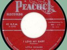 LITTLE RICHARD (w/ Johnny Otis Orch.) I Love My Baby 45rpm Peacock 1957