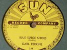 VERY RARE Carl Perkins 78 RPM - Blue Suede Shoes - Honey Don't - in SUN 234 NICE