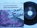 ECHO AND THE BUNNYMEN-NEVER STOP SEVEN SEAS  Signed by IAN McCULLOCH 7
