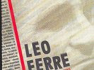 LEO FERRE  Livre / L’ALBUM ROBERT KUDELKA Z’EDITIONS 1993 105 PAGES ETAT NEUF