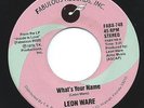 Modern Northern Soul Leon Ware What's your name Fabulous 748