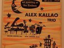 Alex Kallao Trio An Evening At The Embers 3 EP 45 PS NM 1954 Jazz Jim Flora art