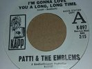Patti & The Emblems - I'm Gonna Love You A Long Long Time