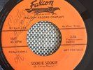Rare Latin Soul Funk 45 rpm LOS BRILLOS on Falcon lb SOOKIE SOOKIE Garage Promo