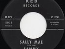 SAMMY AND THE HOLLY REBS Sally Mae 7'' Garage Beat R&R Rockabilly 45