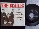 PLEASE PLEASE ME 45 vee jay records VJ horizontal bars FROM ME TO YOU beatles56