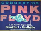 PINK FLOYD  1989  FRANKFURT original.Concert Poster 118 x 84 cm