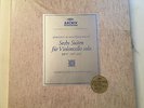 PIERRE FOURNIER : JS BACH SECHS SUITEN FÜR VIOLONCELLO SOLO ORIG 3LP BOX SEALED