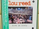 Japan 1st Edition+obi  LOU REED / LIVE IN ITALY Velvet Underground Free Shipping