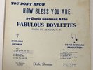 Doyle Sherman & Fabulous Doylettes LP   RARE   Gospel   Soul   Sher-Mar   Clean