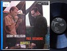 GERRY MULLIGAN PAUL DESMOND Quartet LP VERVE MGV-8246 US 1958 JAZZ DG MONO
