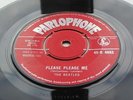 THE BEATLES 1963 UK 45 PLEASE PLEASE ME  RED LABEL  PARLOPHONE  J R  STAMPERS