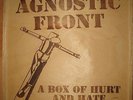 Limited Edition 3 Vinyl Picture LP BOX Agnostic Front A Box Of Hurt And Hate oi