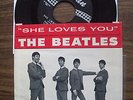 BEATLES-ORIG. PICTURE SLEEVE+45-SHE LOVES YOU/i'LL GET YOU swan 4152 EX.-NM WAX