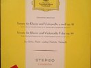 LUDWIG HOELSCHER & JORG DEMUS - BRAHMS - DGG Red Stereo - 138 012 SLPM -