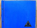 ORIGINALES Plattenalbum Schellackplatten Grammophon-Schellack-Platten 30 cm blau