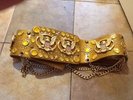 CONCERT BELTS ELVIS DOUBLE EAGLE DELUXE ALOHA GOLD CONCERT BELT ELVIS TRIBUTE