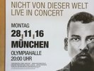 XAVIER NAIDOO MÜNCHEN 2016 - orig.Concert Poster -- Konzert Plakat  A1 NEU