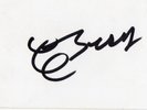 AUTHENTIC SIGNED CHUCK BERRY WHITE CARD...ROCK N ROLL LEGEND REAL SIGNATURE..COA
