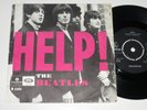 Mega rare The Beatles single 45 Help  Sweden Parlophone R 5305 Red VG+/Exc