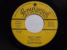Jackie Wilson - That's Why   M-   1957   PROMO  STAMPED MATRIX  ORIGINAL