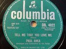 Paul Anka - Tell Me That... - I Love You Baby - Columbia - /10