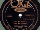 78 rpm – The Goofus Five – Clementine – Okeh 40886 – E