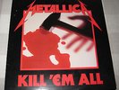 Metallica Kill 'Em All LP Original 1983 MegaForce MRI 069 Vinyl Silver Label