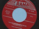 Harptones   Rama 214   THE MARQUERADE IS OVER  (DOO WOP 45) PLAYS GREAT