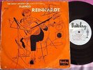 LP 25 cm DJANGO REINHARDT-THE GREAT ARTISTRY OF DJANGO REINHARDT-NUAGES + 7