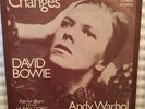 DAVID BOWIE CHANGES / ANDY WARHOL RARE ORIG 1972 GERMAN 7