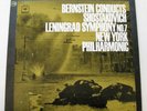 BERNSTEIN conducts SHOSTAKOVICH leningrad symphony no.7 2LP BOX CBS MASTERWORKS