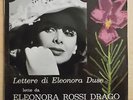 Lettere di Eleonora Duse_disco 45 giri del 1962_D'Annunzio-Rossi Drago RARISSIMO